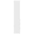 vidaXL Highboard White 37,5x35x180 cm Konštruktérske drevo