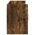 vidaXL TV skrinka 168 x 33 x 47 cm Dymový dub Kompozitné drevo