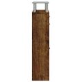 vidaXL Botník dymový dub 63x24x104 cm spracované drevo