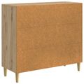 vidaXL Servírovacia skriňa Dub artisan 89 x 34,5 x 80 cm