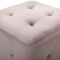 vidaXL Taburetky 2 ks ružové 30x30x30 cm semišová látka