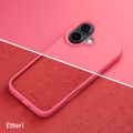 Etteri Silikónové Mag puzdro pre iPhone 16 Plus 6,7" malinová