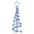 vidaXL LED vianočný stromček s ozdobami 100 LED teplá biela 150 cm