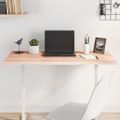 vidaXL Stolová doska 100x40x2 cm, neošetrený dubový masív, živé hrany
