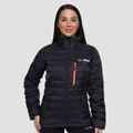 Dámska bunda Puffer Black/Orange - GymBeam, veľkosť M, veľkosť oblečenia M