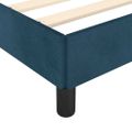 vidaXL Rám postele bez matraca tmavomodrý 90x200 cm zamat
