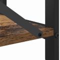 vidaXL Regál na knihy 60 x 30 x 85 cm Kompozitné drevo Staré drevo