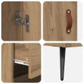 vidaXL Vysoký kabinet so policou 2 ks Remeselný dub 69,5 x 34 x 180 cm
