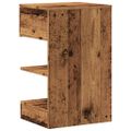 vidaXL Nočné skrinky 2 ks Staré drevo 40x35x65 cm Konštruktérske drevo