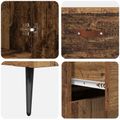 vidaXL Highboard Staré drevo 69,5 x 34 x 180 cm Kompozitné drevo