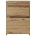 vidaXL Skriňa pod umývadlo do kúpeľne Dub artisan 56 x 37,5 x 81 cm