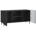 vidaXL TV skrinka 102 x 34,5 x 52 cm Čierna Kompozitné drevo