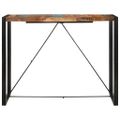 vidaXL Barový stôl 140x70x110 cm masívne recyklované drevo