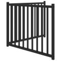 vidaXL Brána pre psa skladacia 2 panely 160 cm masívne jedľové drevo