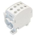 Svorkovnica rozbočovacia HLAK 70//1 C L, 160A, 1pól., CU, IP20, sivá, na DIN