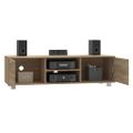 vidaXL TV skrinka dub sonoma 140x40,5x35 cm spracované drevo
