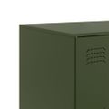 vidaXL Komoda olivovozelená 99x39x73 cm oceľ