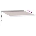 vidaXL Automaticky zaťahovacia markíza hnedá 350x250 cm