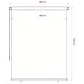 vidaXL Vonkajšia zatemňovacia roleta 185 (Š) x 230 (V) cm tmavozelená HDPE