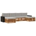 vidaXL Záhradná súprava gaučov 6 ks Pevné akáciové drevo