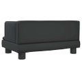 vidaXL Pelech pre psa čierny 60x40x30 cm umelá koža