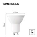 LED žiarovka Classic MR16 / GU10 / 7 W  (60 W) / 806 lm / Teplá biela