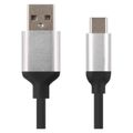 Kábel USB-C 2.0 - USB-A 2.0 čierny 1.00 m EMOS SM7025BL