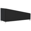 vidaXL Obal na lehátko čierny 195x76x40/80 cm 420D oxford