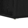 vidaXL Rohový stôl s poličkou Čierny dub 101,5 x 149,5 x 149,5 cm