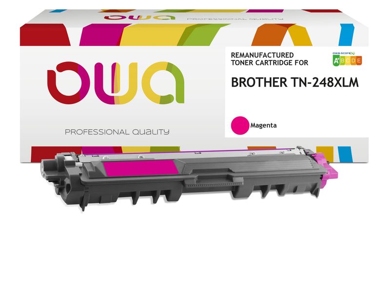 OWA Armor toner kompatibilný s Brother TN-248XL M, 2300st, červená/magenta