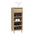 vidaXL Botník dub sonoma 40x36x105 cm spracované drevo