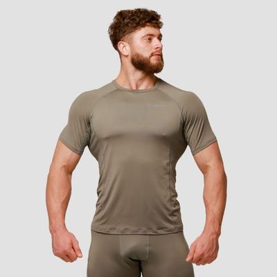 Bežecké tričko Pulse Vetiver - GymBeam, veľkosť S, veľkosť oblečenia S