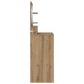 vidaXL Toaletné stolíky do spálne Remeselný dub 80 x 39,6 x 135 cm