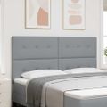 vidaXL Výškovo nastaviteľný čelový panel Svetlosivá 180 cm látka