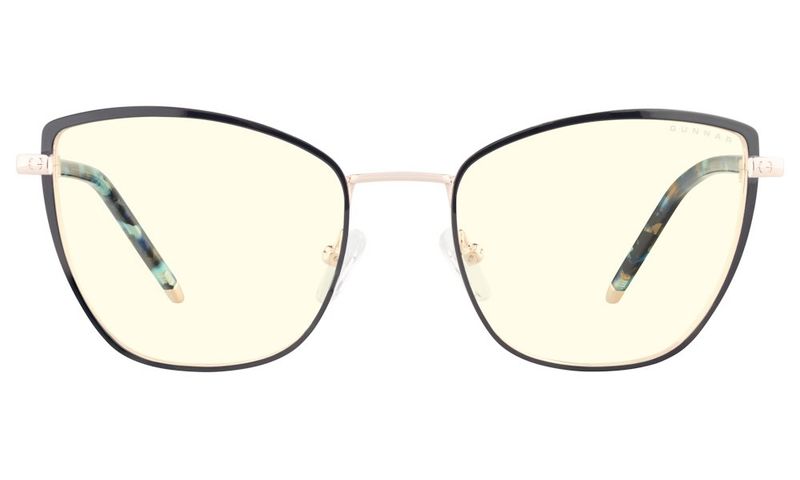 GUNNAR kancelárske/hermé okuliare ERIKA INDIGO/GOLD číre sklá BLF 35 GUNNAR focus
