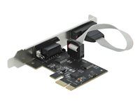 PCI Express x1 Karta na 2 x Sériový RS-232