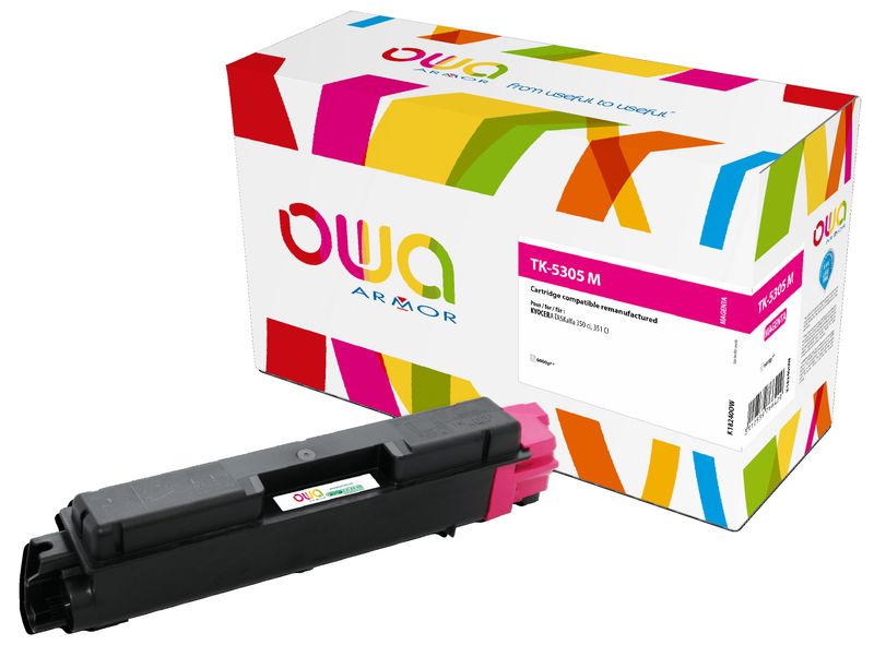 OWA Armor toner kompatibilný s Kyocera TK-5305M, 6000st, červená/magenta