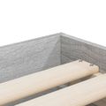 vidaXL Posteľný rám so zásuvkami sivý sonoma 90x200 cm kompozit. drevo