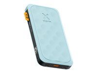 Power banka - 10000 mAh - 20 watt - PD, QC 3.0 - 3 výstupné konektory (USB, 2 x USB-C) - modrá