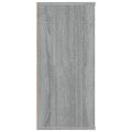 vidaXL Knižnica/komoda sivá sonoma 66x30x98 cm spracované drevo