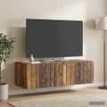 vidaXL Nástenná TV skrinka 98 x 41 x 30 cm Staré drevo