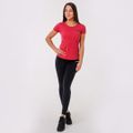 Dámske tričko Basic Vintage Red - GymBeam, veľkosť S, 50% bavlna, 50% polyester