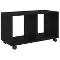 vidaXL Koncový stôl Čierny dub 72 x 33 x 42,5 cm Kompozitné drevo