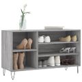 vidaXL Botník sivý dub sonoma 102x36x60 cm spracované drevo