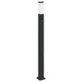 vidaXL Stĺpikové svetlá so senzorom 3 ks 110 cm čierne IP44