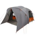 vidaXL Dómový stan pre 6 osôb Šedá a oranžová 500 x 314 x 206 cm