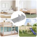 vidaXL Šesťhranný kľúč 1800 ks Strieborná 32 x 86 mm Oceľ