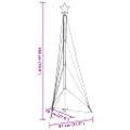 vidaXL LED vianočný stromček 363 LED teplá biela 182 cm