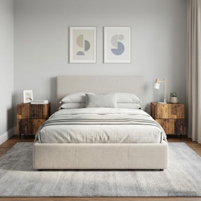 vidaXL Nočný stolík 2 ks Staré drevo 43 x 34,5 x 49,5 cm