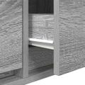 vidaXL TV stolíky 2 ks sivý dub sonoma 80x31x25,5 cm spracované drevo